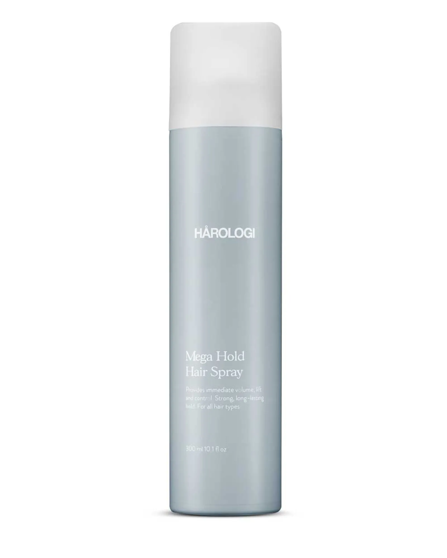 Blå sprayboks med hvit kork.
Hair Spray Fast Dry – Hurtigtørkende hårspray med hold