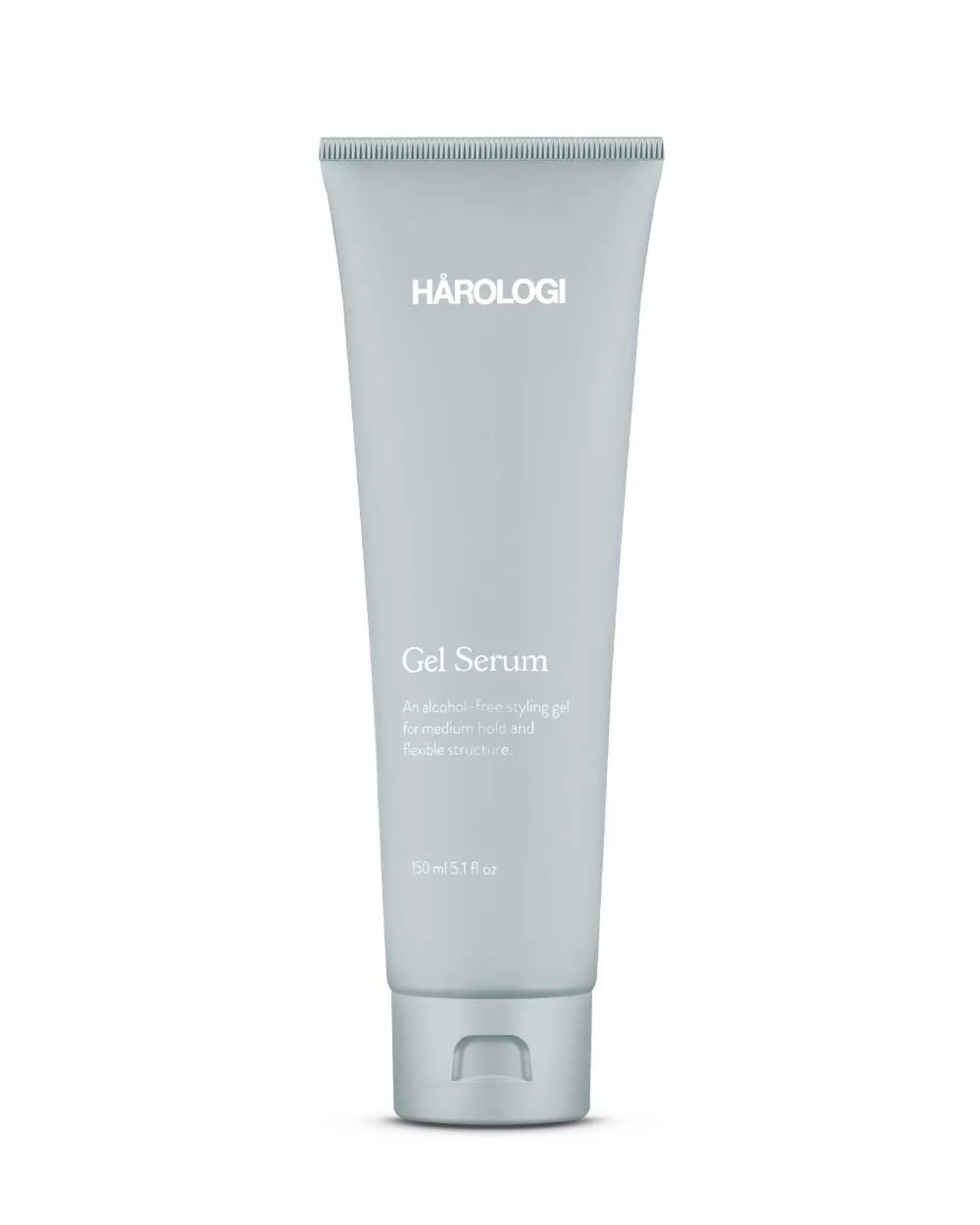 Blå plasttube, HÅROLOGI Gel Serum – Styling med lett hold og glans